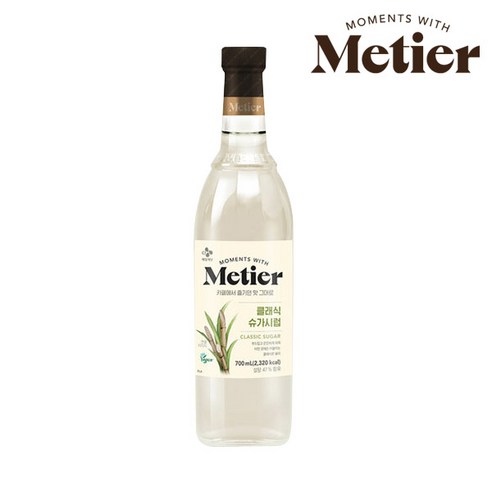 메티에 클래식 슈가시럽 700ml, 100개 메티에바닐라시럽