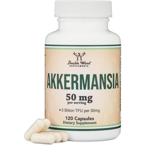 더블우드 아커만시아 뮤시니필라 Akkermansia muciniphila 50mg 120정