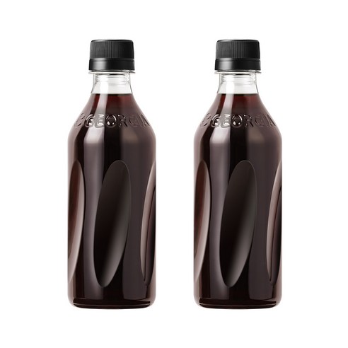 조지아 블랙 무라벨 커피, 370ml, 20개