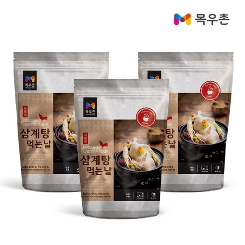 목우촌 삼계탕 먹는날 850g, 3개