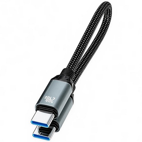 240W C to C 스냅 초고속충전 마그넷 숏 케이블 PD 3.1