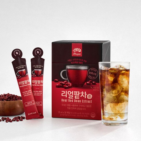 [테루파] 리얼팥차 30T 국산팥 100% 액상차 카페인없는 커피대용차 임산부, 30개입, 1박스