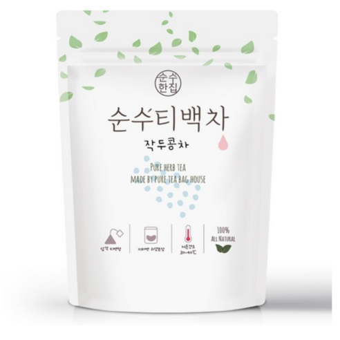 순수한집 작두콩차 삼각티백, 1g, 50개입, 4개