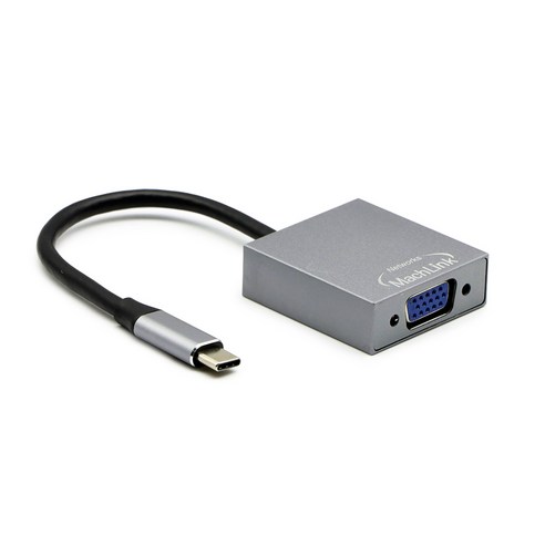 마하링크 USB3.1 Type C to VGA 컨버터 ML-CVG1, 1개