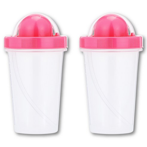 데일리 빨대컵 300ml 2P, 핑크 300ml (2개입)
