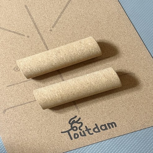 66CM 와이드 사이즈! 뚜담 친환경 코르크 요가매트 4mm – 자연컬러 1개 친환경요가매트