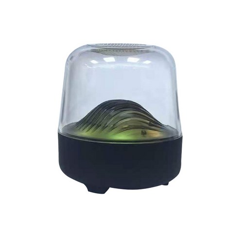Fduce 무선 TWS 블루투스 스피커 5W 투명 컬러 무드등 휴대용 캠핑 램프, white