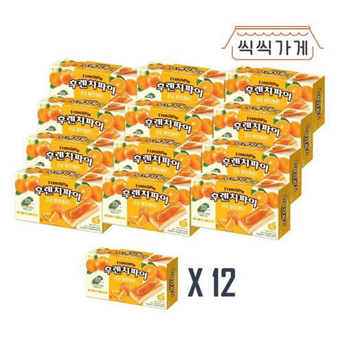 후렌치파이 감귤 마멀레이드 192g x 12ea 한박스, 12개