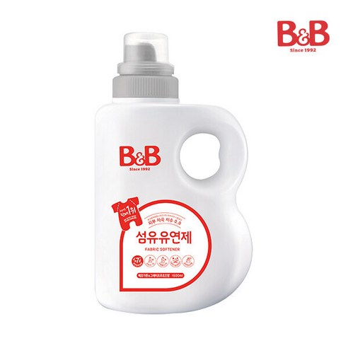 비앤비 섬유유연제 베르가못&그레이프프루츠향 용기형, 1500ml, 1개