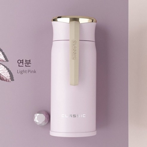 【DF】3 스테인리스 보온병 컵 남자 대용량 컵 여성 한국어 스타일 단순한 하이 찾고 차 컵, 색깔9, 하나