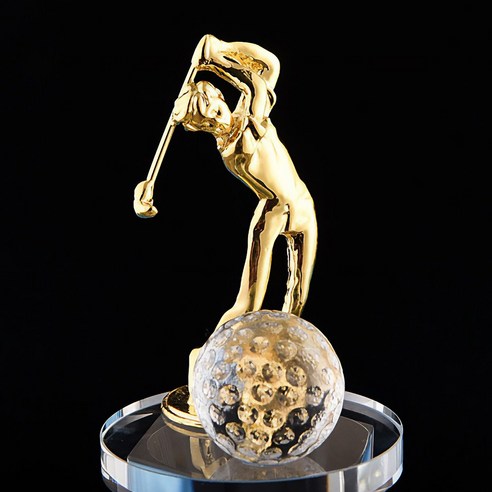 라운딩의 감동을 영원히, 특별한 크리스탈 트로피