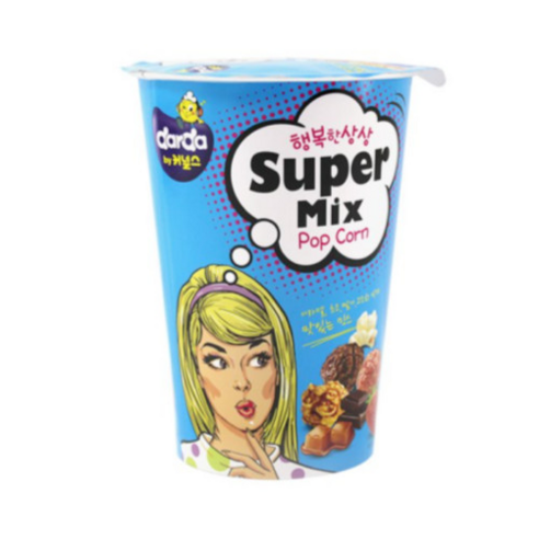 커널스 슈퍼 믹스 팝콘 L컵, 2개, 70g