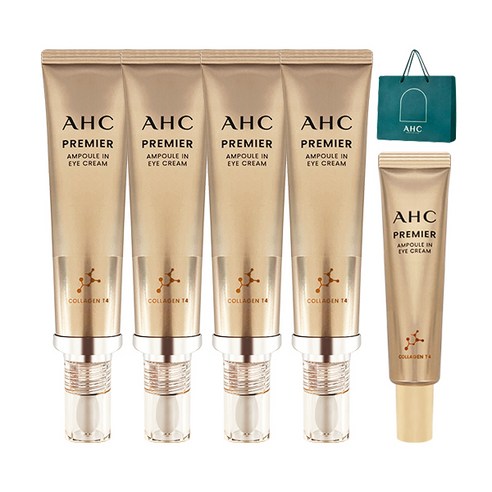 AHC 프리미어 앰플 아이크림 시즌11 40ml x4 + 12ml + 쇼핑백, 색상:단일