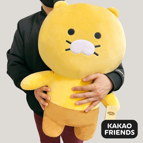 카카오프렌즈 춘식이 봉제인형, 60cm, 오렌지 + 브라운 카카오프렌즈 춘식이 봉제인형, 60cm, 오렌지 + 브라운