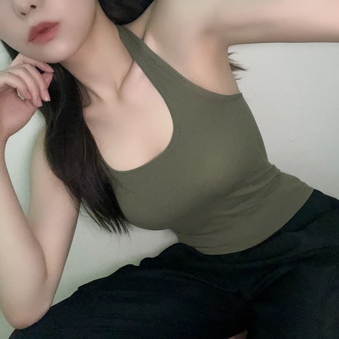 VANANA2 여성 이너웨어 튜브탱크탑 레이어드 스판 브라 캡나시 브라렛 패드내장 볼륨 홀터넥 브라탑