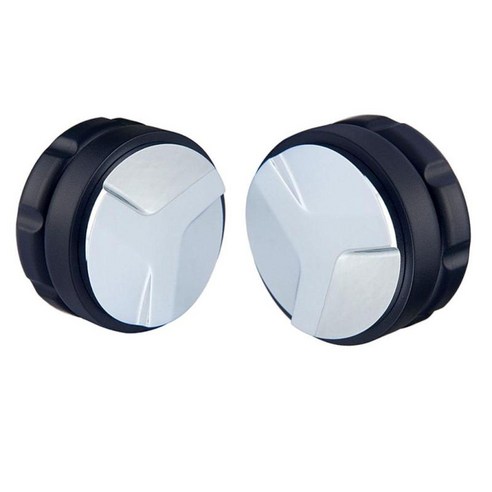 2xHousehold Coffee Distributor Espresso Tamper Coffee Leveler Powder Hammer, 설명한대로, 검은 색, 플라스틱 + 합금