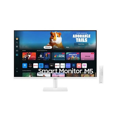 삼성 스마트 모니터 M5 M50D 27인치 (68.6cm) LS27DM503EKXKR – 화이트 27인치화이트모니터 삼성 스마트 모니터 M5 M50D 27인치 (68.6cm) LS27DM503EKXKR – 화이트 27인치화이트모니터