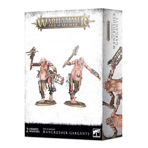 Games Workshop - Age of Sigmar - Sons of Behemat: Mancrusher Gargants, 1개