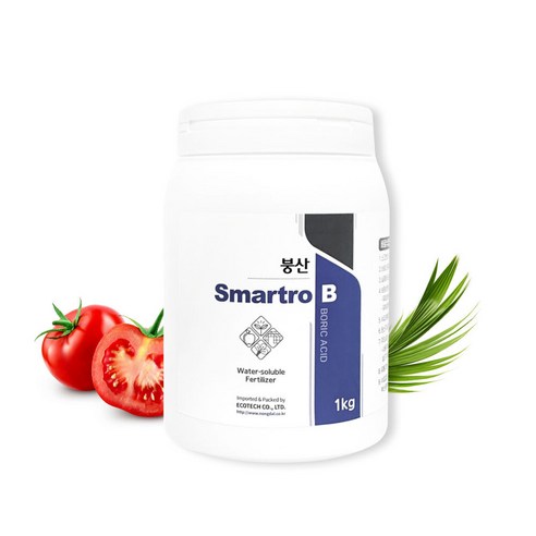 Smartro B 붕산 1kg 수용성붕소 50% 이상, 1개 과망간산칼륨용액 Best Top5