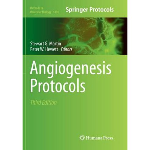 (영문도서) Angiogenesis Protocols Paperback, Humana, English, 9781493980994