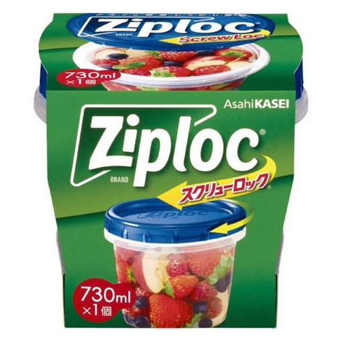 지퍼락 스크류락 냉장고정리용기 730ml, 1개, 1개입