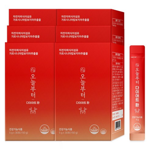 오늘부터 다이어트 환 차전자피 쾌변 보조제, 150g, 6개