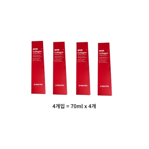 메디필 레드 락토 콜라겐 랩핑 마스크 70ml, 1개입, 1개