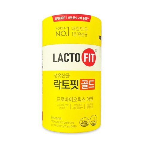 종근당건강 랏토핏 생유산균 골드, 100g, 4개