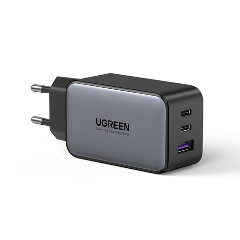 [유그린] 넥소드 65W GaN 3포트 고속충전기, 65W 고속충전기(15689), 1개