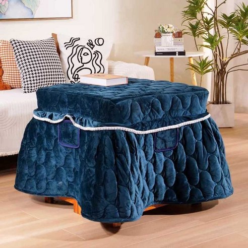 코타츠이불 코타츠 짱구 정방형 이불 난방 온열 대형, 파란색 50cmx50cm 높이 54cm 코다츠 코타츠이불 코타츠 짱구 정방형 이불 난방 온열 대형, 파란색 50cmx50cm 높이 54cm 코다츠