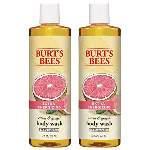 버츠비 바디 워시 엑스트라 에너자이징, Citrus & Ginger, 2개, 350ml