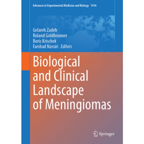 (영문도서) Biological and Clinical Landscape of Meningiomas Hardcover, Springer, English, 9783031297496