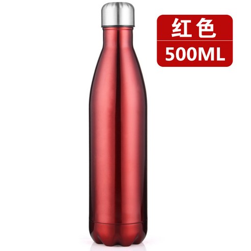 보온컵 이중운동 주전자병 304 스테인리스강 볼링컵, 라이트 와인500ML, .
