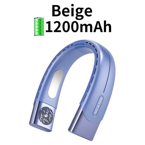  이동식에어컨 실외기없는에어컨 캠핑에어컨 충전식 블레이드리스 넥 밴드 걸이식 에어컨 미니 4 단 캠핑, 02 Black 가정용 이동식에어컨 실외기없는에어컨 캠핑에어컨 REUP 목 선풍기 휴대용 에어컨 무소음 USB 미니 모바일 서큘, 01 Blue 1200mAh