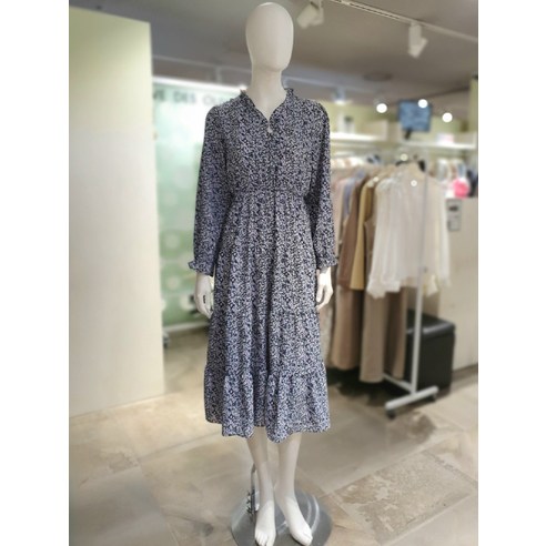 올리브데올리브 러플브이넥플라워쉬폰원피스 YW3MO307(1784115)