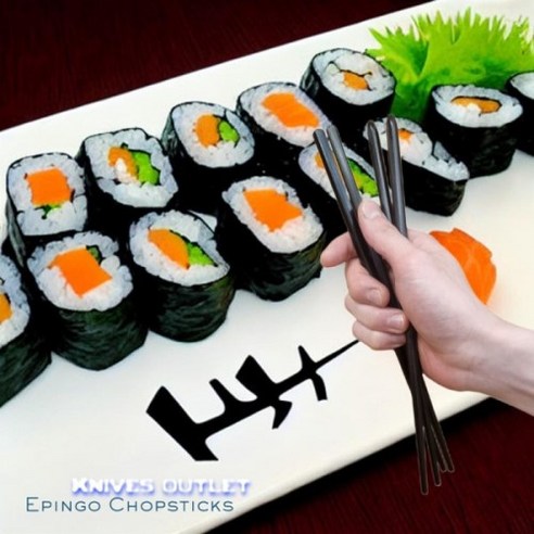 식탁에 품격을 더하는 럭셔리 흑단 나무젓가락