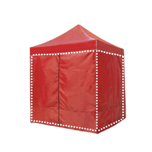 DZB 캐노피 천막 3.75M 벽면 1면 민자 지퍼 바람막이 woo*31520iJ, DZ민자3.75M 블루