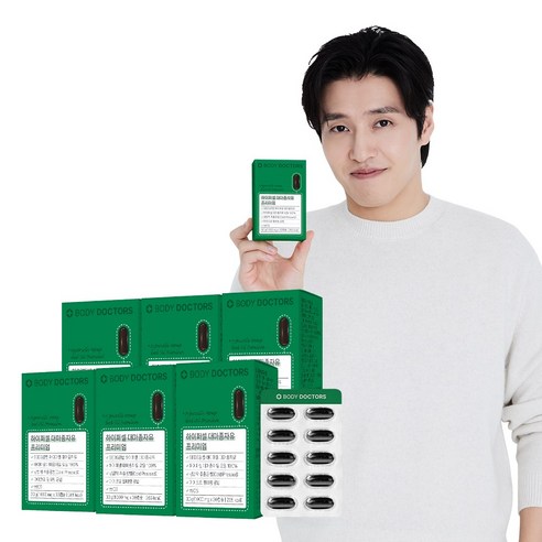 [공식] 바디닥터스 하이퍼셀 대마종자유 프리미엄, 6개, 30정