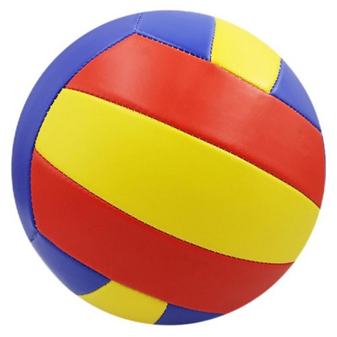 공식 사이즈 5 배구 훈련 비치 스포츠 성인, 파랑 노랑 빨강