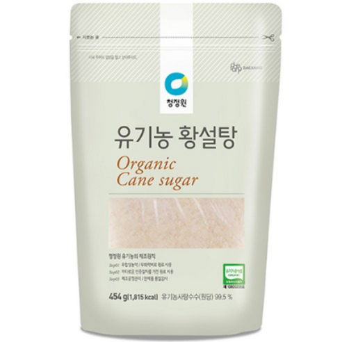   청정원 유기농 황설탕, 454g, 1개