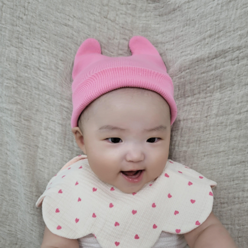 트리베어 신생아 아기 모자 뿔 비니 출산선물