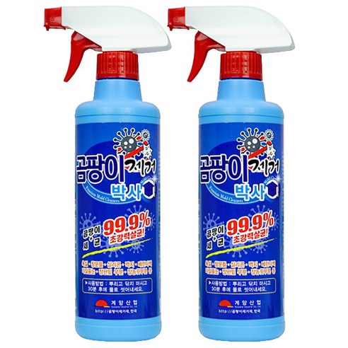 계양산업 곰팡이 제거 박사 500mL /욕실 화장실 주방 벽지 창문 실리콘 곰팡이 제거, 2개