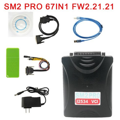 V2.21.21 SM2 Pro J2534 VCI ECU 프로그래머 읽기 쓰기 67 IN 1 플래시 EEPROM PFLASHER 67IN1 벤치 OBD 업데이트 버전, 03 full set