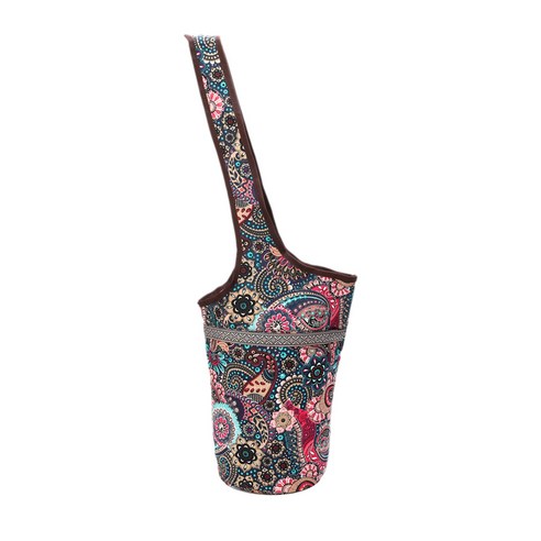 THE WAROOM SHOP 요가 매트 백 라지 토트 스타일 모든 요가 요구 사항을 충족하는 완벽한 캐리어, 폴리 에스터, 씨