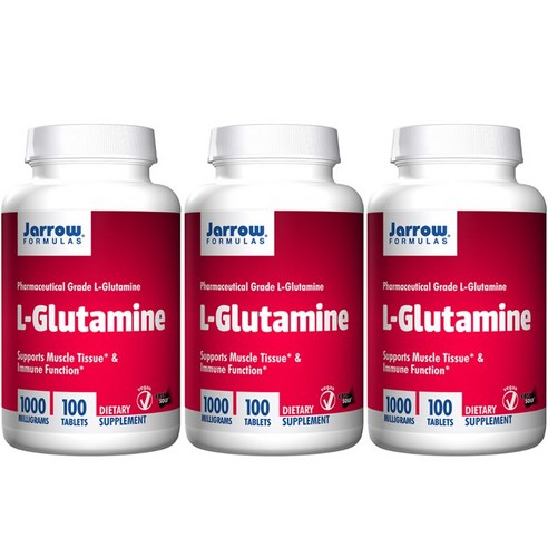 재로우 L-글루타민 1000mg 타블렛, 100개입, 3개
