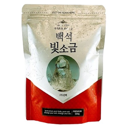 백석빛소금 1000도씨 용융소금 반찬및조리용500g, 500g, 1개