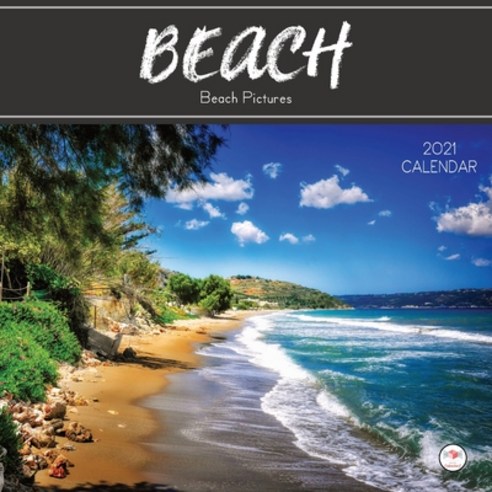 2021 Beach Calendar: Beach Landscape Images Theme Mini 8.5 x 8.5 12 ...