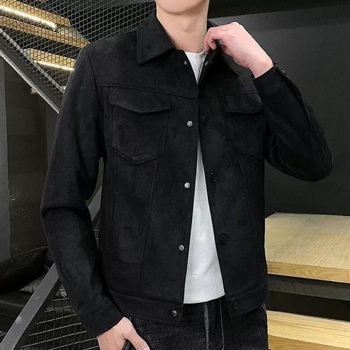 추천제품 고전적인 스타일을 만나는 현대적인 편안함: 스웨이드 자켓