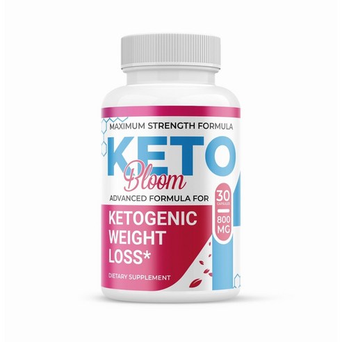 KETO Bloom 케톤 체중 감량 다이어트 알약은 케톤시스를 유발하여 체중 감량 30정, 1개, 30개