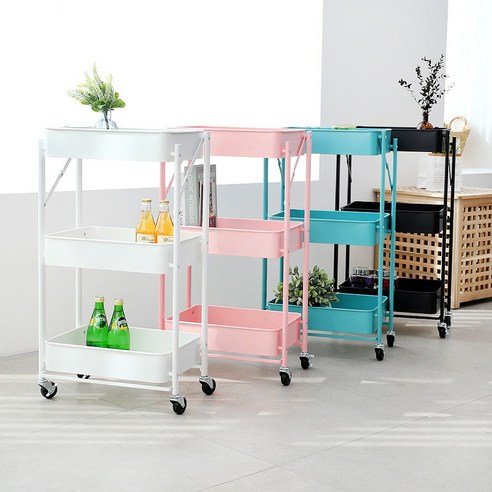 리빙톤이동식폴딩수납장 리빙톤이동식폴딩수납장 [KT알파쇼핑]리빙톤 360 이동식 폴딩 수납장 (수납장 4개 + 상판 1개 + 이동식 바퀴20개), 폴딩수납장 위드 퍼니처 이동식 접이식 트롤리 수납장 3단, 화이트